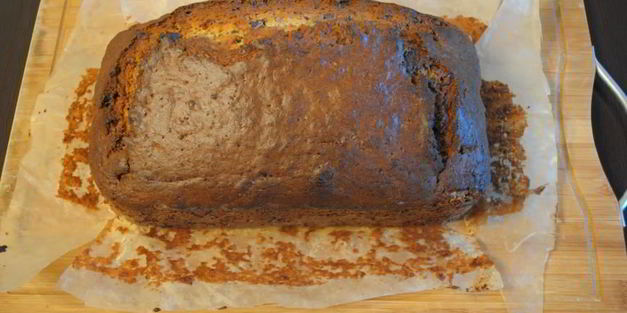 бананово-шоколадный кекс