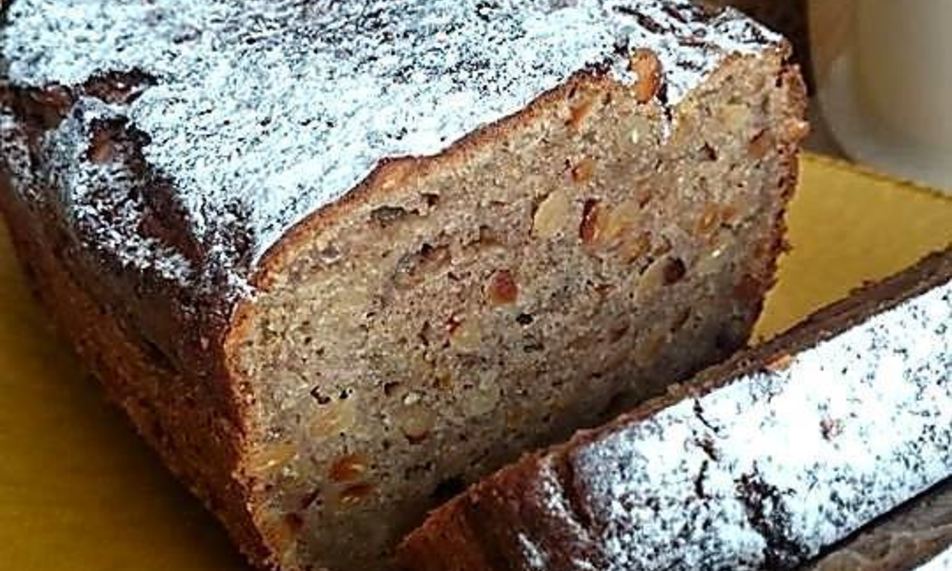 Рецепт банановый кекс с кедровыми орешками и цедрой лимона