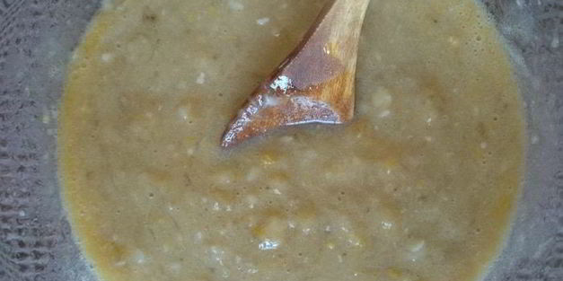 банановый кекс с кедровыми орешками и цедрой лимона