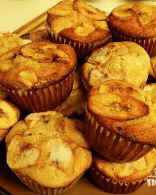Банановые кексы Маффины