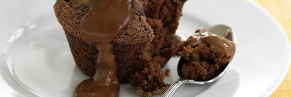 Горячий шоколадный кекс