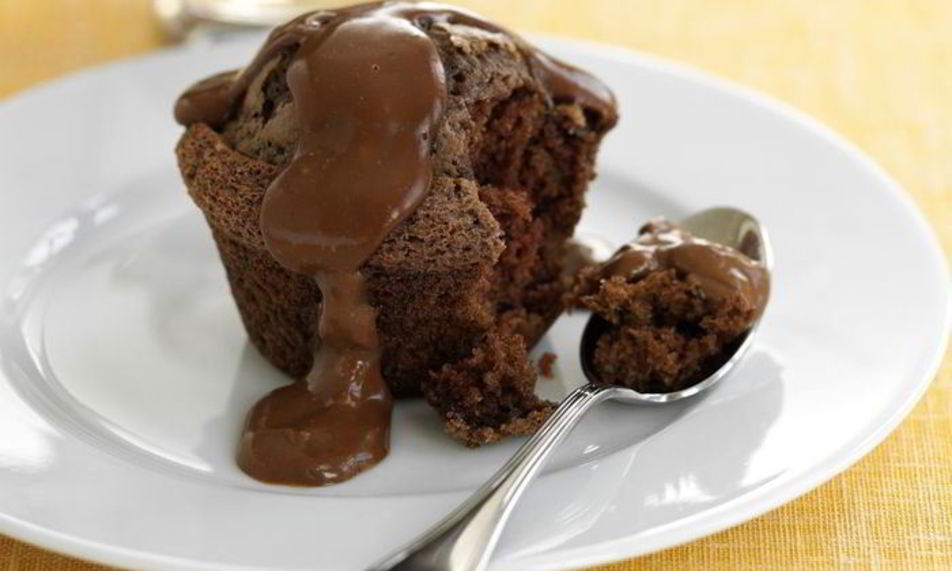 Рецепт горячий шоколадный кекс