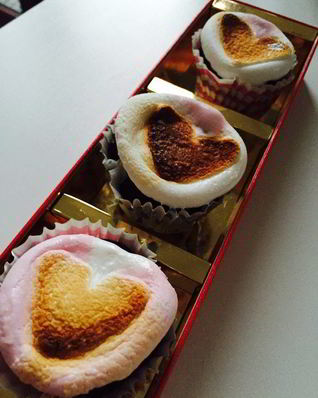 Капкейк с запеченным зефиром