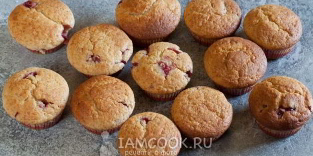капкейки с клубникой