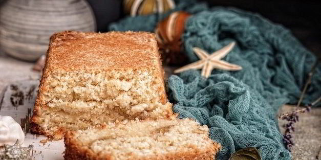 кекс кокосовый новогодний