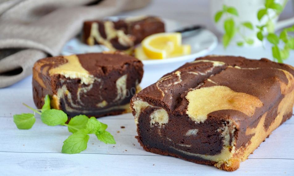 Рецепт кекс мраморный большой