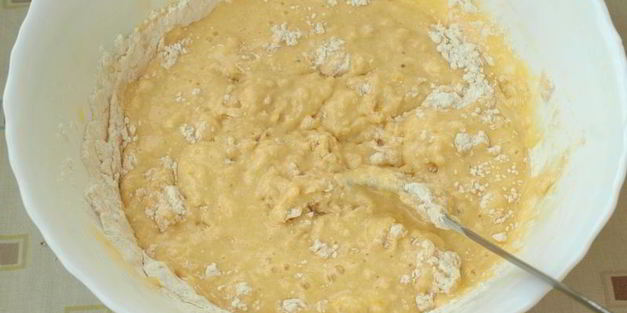 кекс с ежевикой и малиной