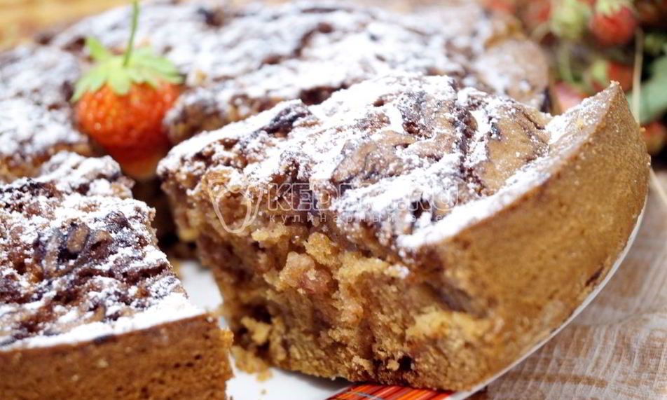 Рецепт кекс с клубничным вареньем