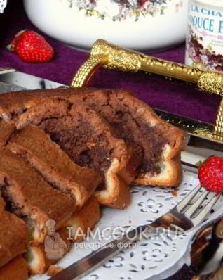 Кекс с нутеллой