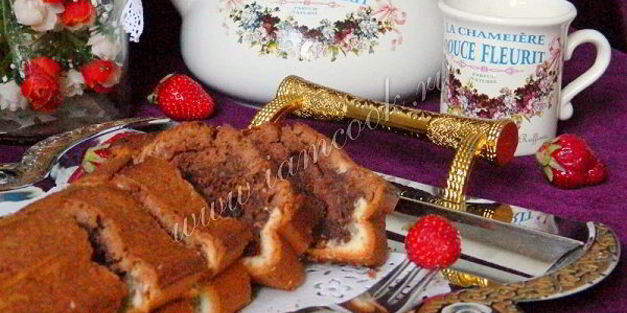 кекс с нутеллой