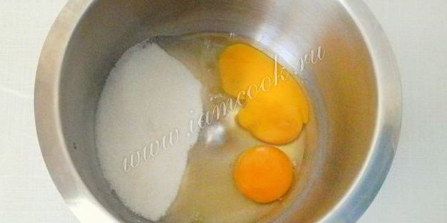 кекс с нутеллой