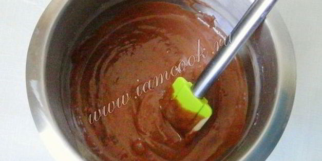 кекс с нутеллой