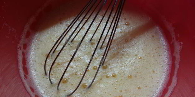 кекс с сыром и черешней