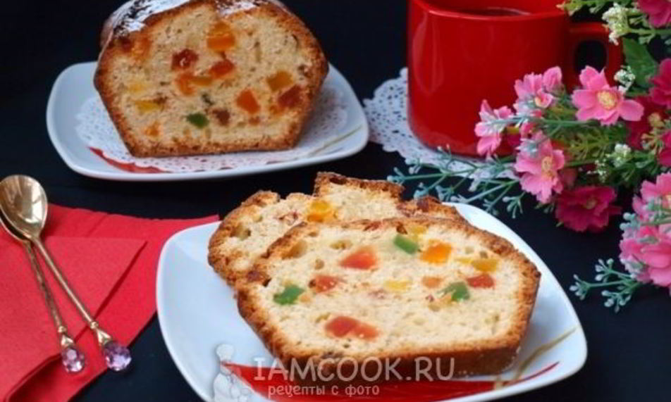 Рецепт кекс с цукатами