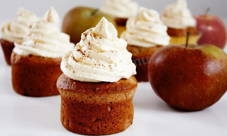 Рецепт кекс с яблоками и корицей