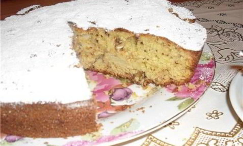 Рецепт кекс с яблоками