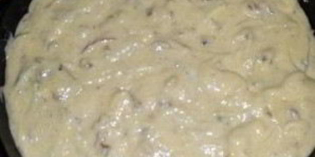 кекс с яблоками