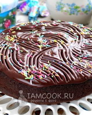 Кекс шоколадный в мультиварке