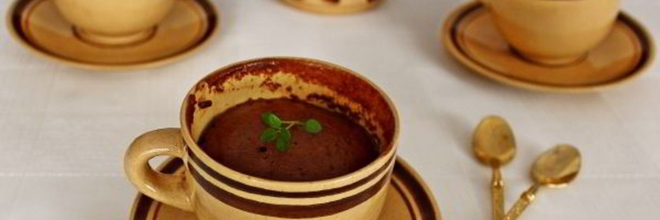 Кекс в микроволновке без разрыхлителя