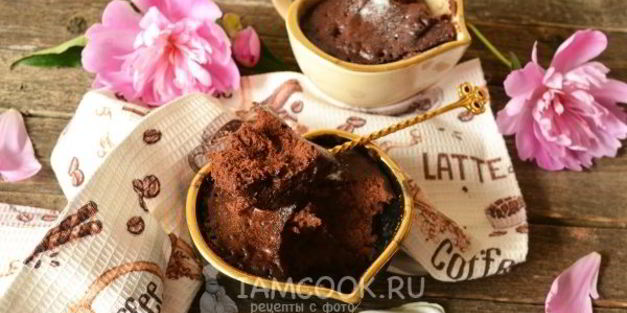 кекс в микроволновке за 3 минуты