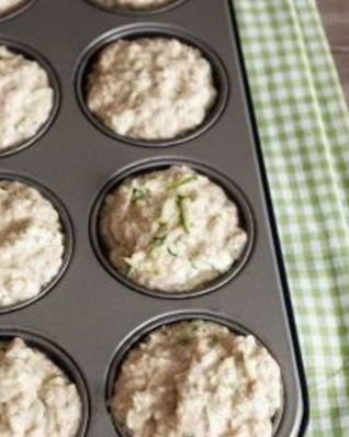 Кексы из кабачков