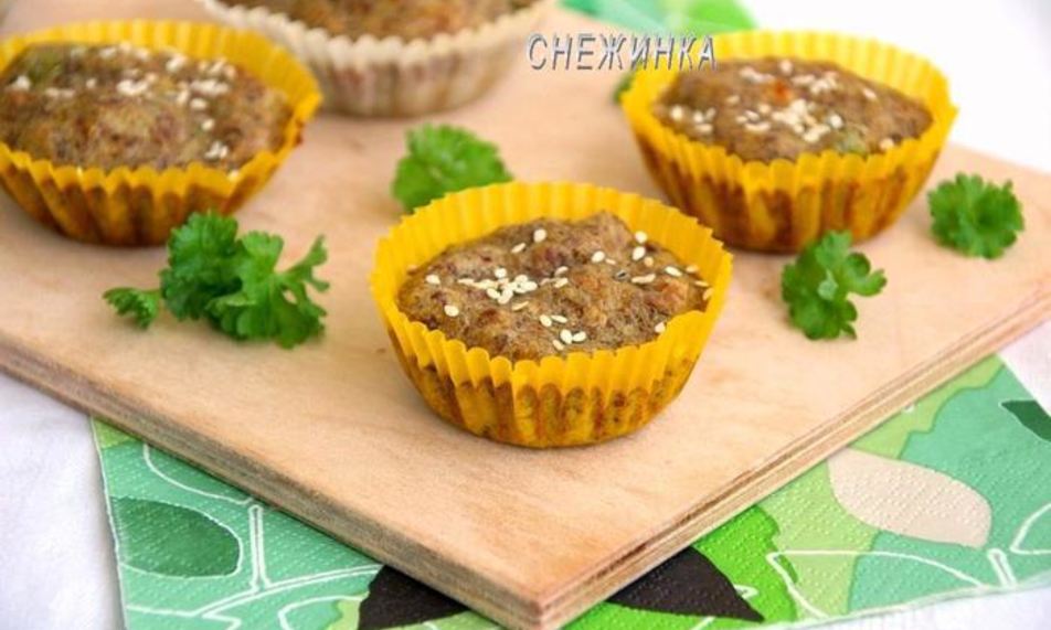 Рецепт кексы из куриных сердечек с овощами