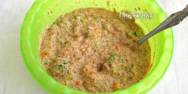 кексы из куриных сердечек с овощами