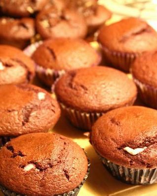 Кексы Red Velvet с сюрпризом