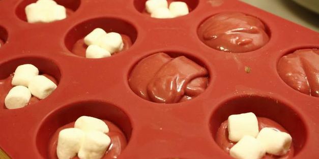 кексы red velvet с сюрпризом