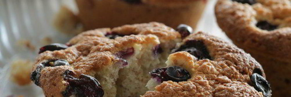 Кексы с голубикой