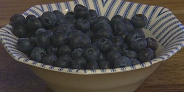 кексы с голубикой