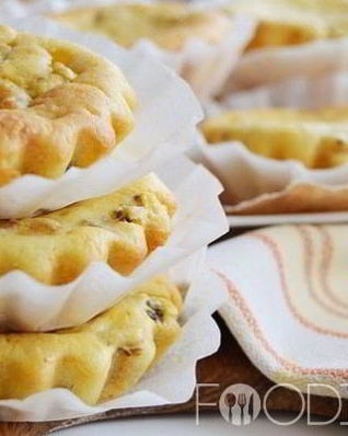 Кексы с киви и бананом