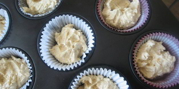 кексы с творогом и хрустящей посыпкой