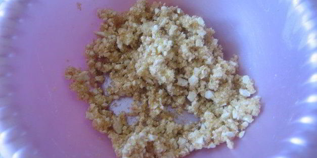 кексы с творогом и хрустящей посыпкой