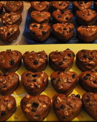 Кексы с вишневым соком