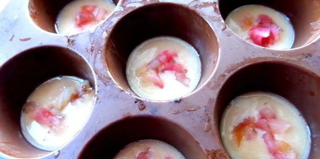 кексы с яблоками за 3 минуты