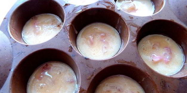 кексы с яблоками за 3 минуты