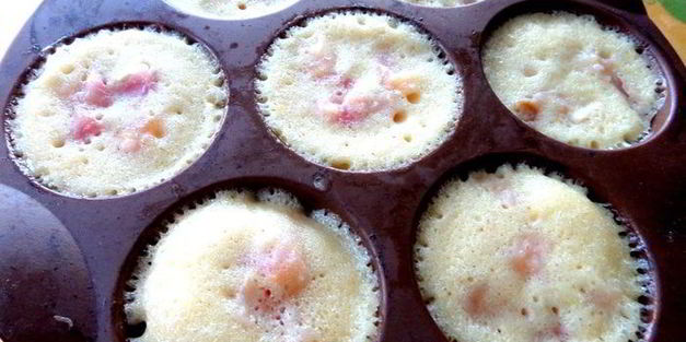 кексы с яблоками за 3 минуты