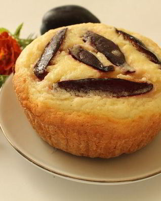 Кексы творожно-сливовые