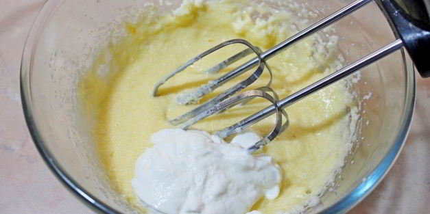 лимонно-ванильный кекс