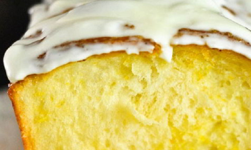 Рецепт лимонный кекс с глазурью