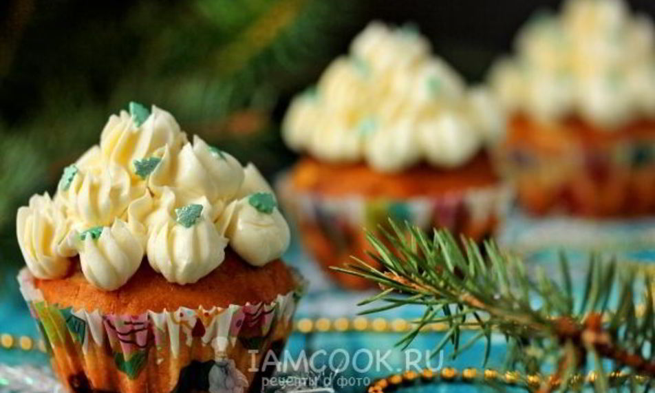 Рецепт лимонные кексы с кремом из белого шоколада