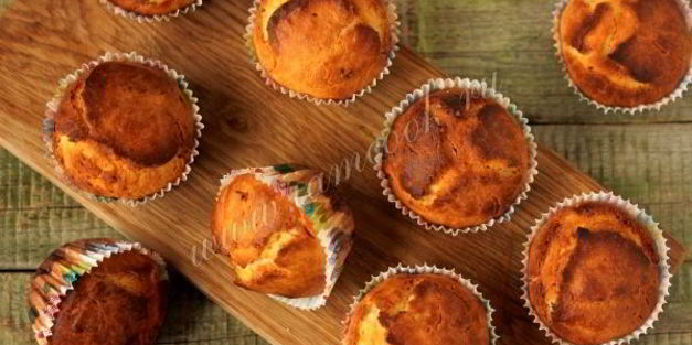 лимонные кексы с кремом из белого шоколада