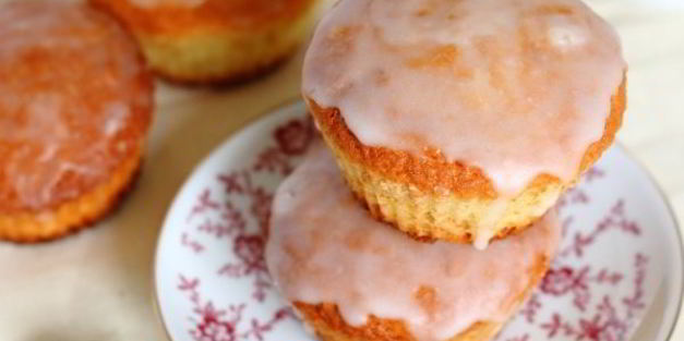 лимонные кексы в силиконовых формочках