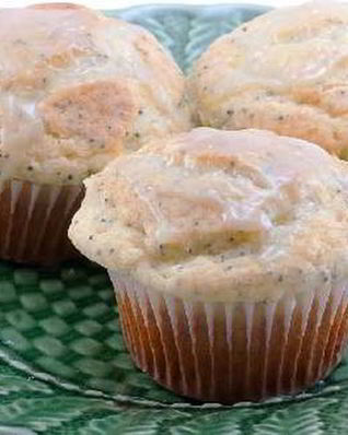 Маковые кексы с заварным кремом