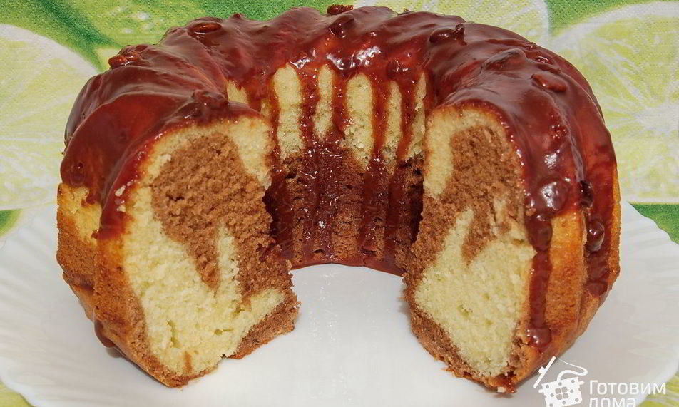 Рецепт мраморный кекс