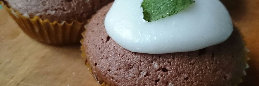 Мятно-шоколадные капкейки