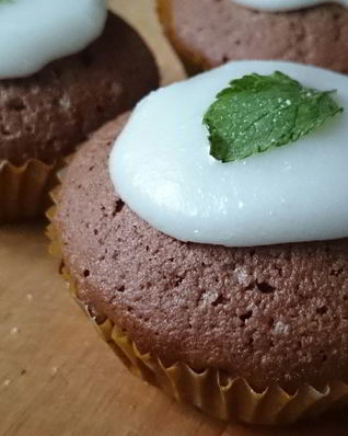 Мятно-шоколадные капкейки