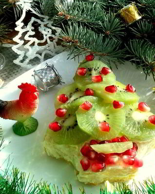 Новогодний кекс Елочка