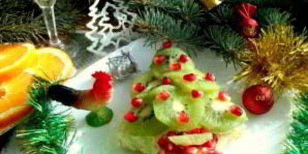 новогодний кекс елочка